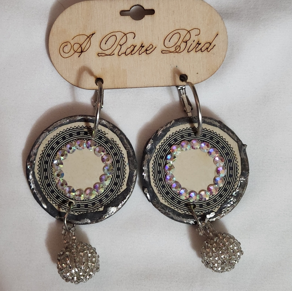 Poker Chip Earrings